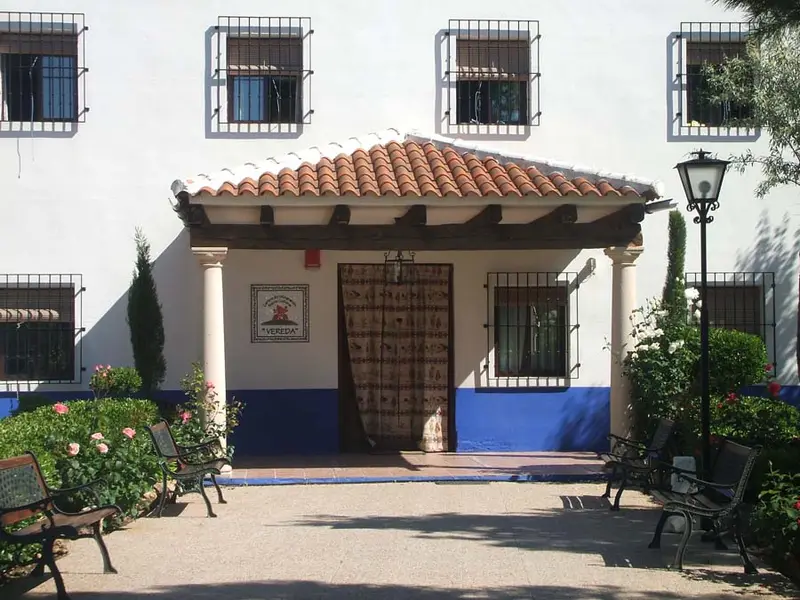Entrada de Residencia de Salud Mental "Centro Vereda", en Argamasilla de Alba