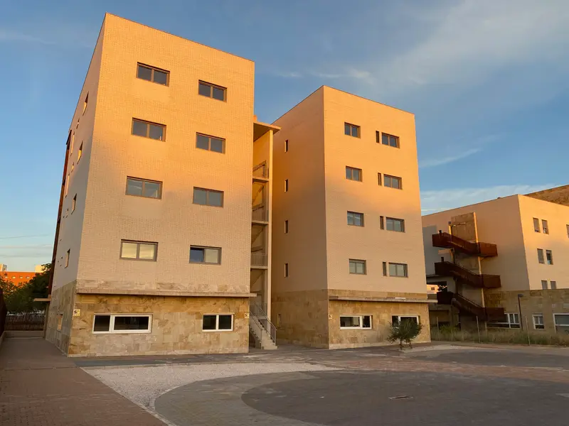 Patio of Alonso Quijano Community Mental Health Residence, in Ciudad Real