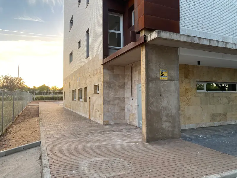 Porch of Alonso Quijano Community Mental Health Residence, in Ciudad Real