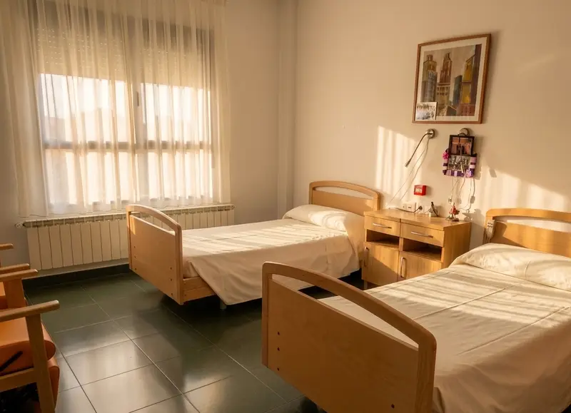 Habitación de Residencia de Mayores El Ballestero, en El Ballestero