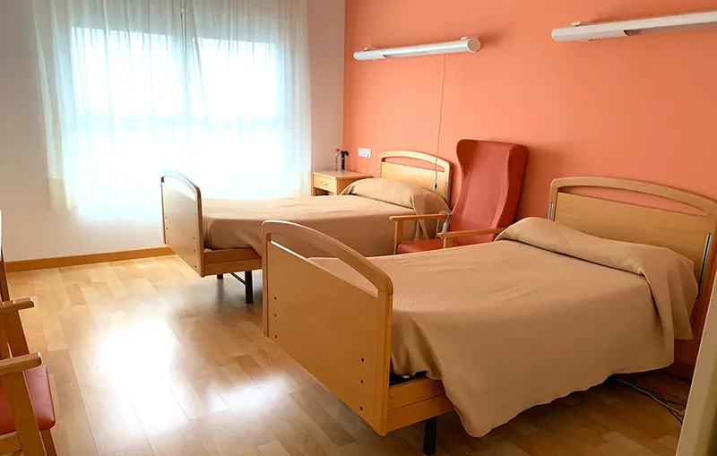 Habitación de Residencia de Mayores El Pinar, en Almodóvar del Campo