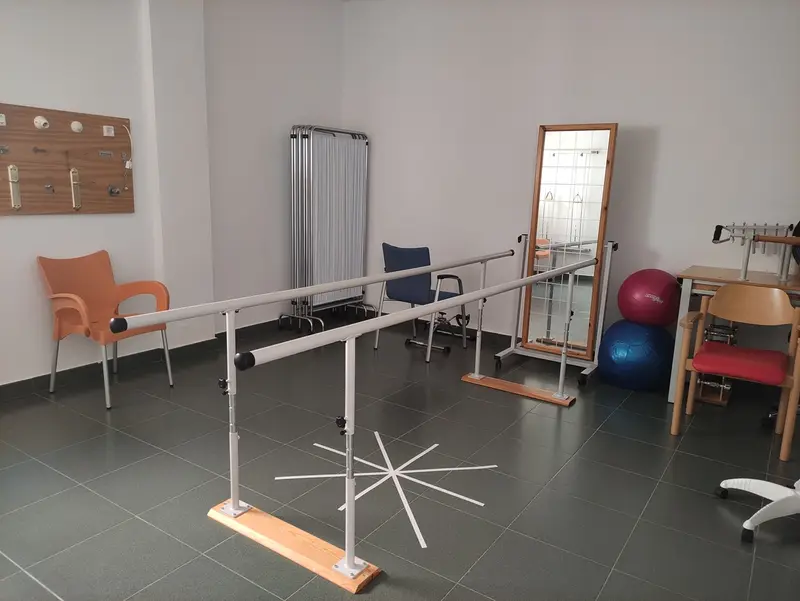 Physiotherapy room of El Portachuelo Care Home, in Lezuza