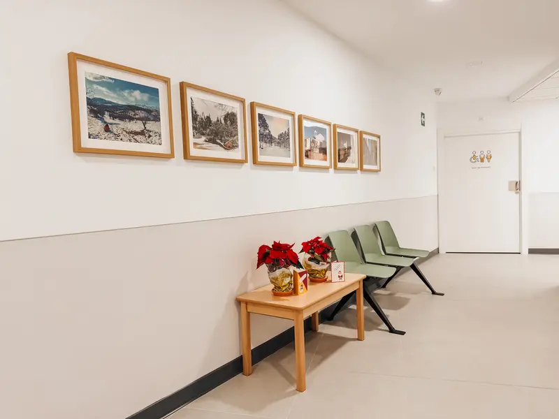 Corridor of La Candelaria Care Home and Day Centre, in Elche de la Sierra