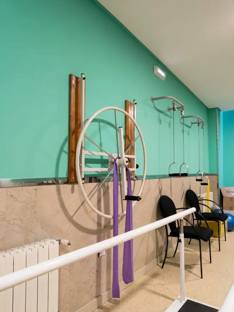 Sala de terapia ocupacional de Residencia Las Salinas, en Cudeiro