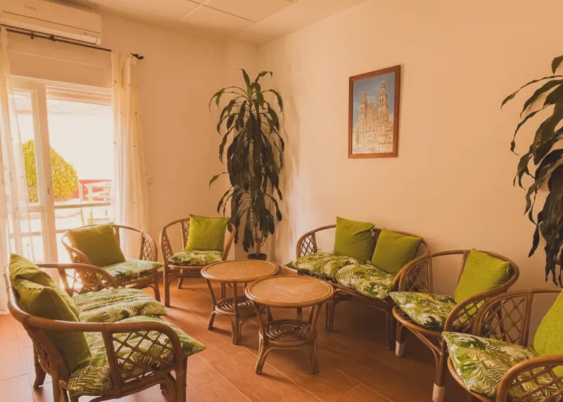 Sala de estar de Residencia de Mayores y Centro de Día San Blas, en Agudo