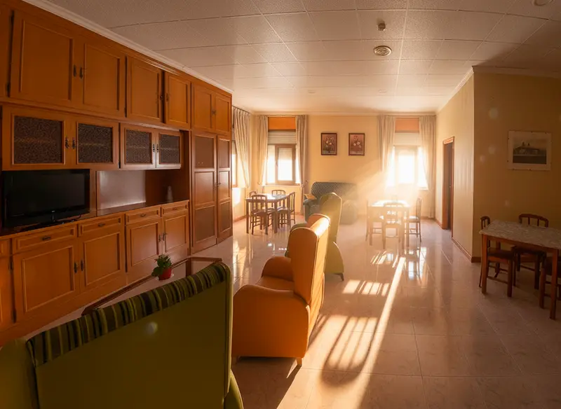 Salón de Residencia de Mayores San José, en Almansa