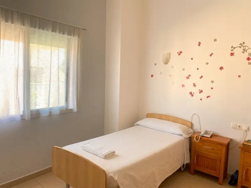 Bedroom of Santa Ana Care Home and Day Centre, in Garciaz