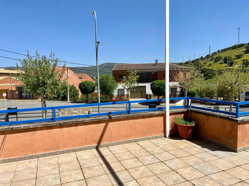 Terrace of Santa Quiteria Care Home, in Puebla de Don Rodrigo
