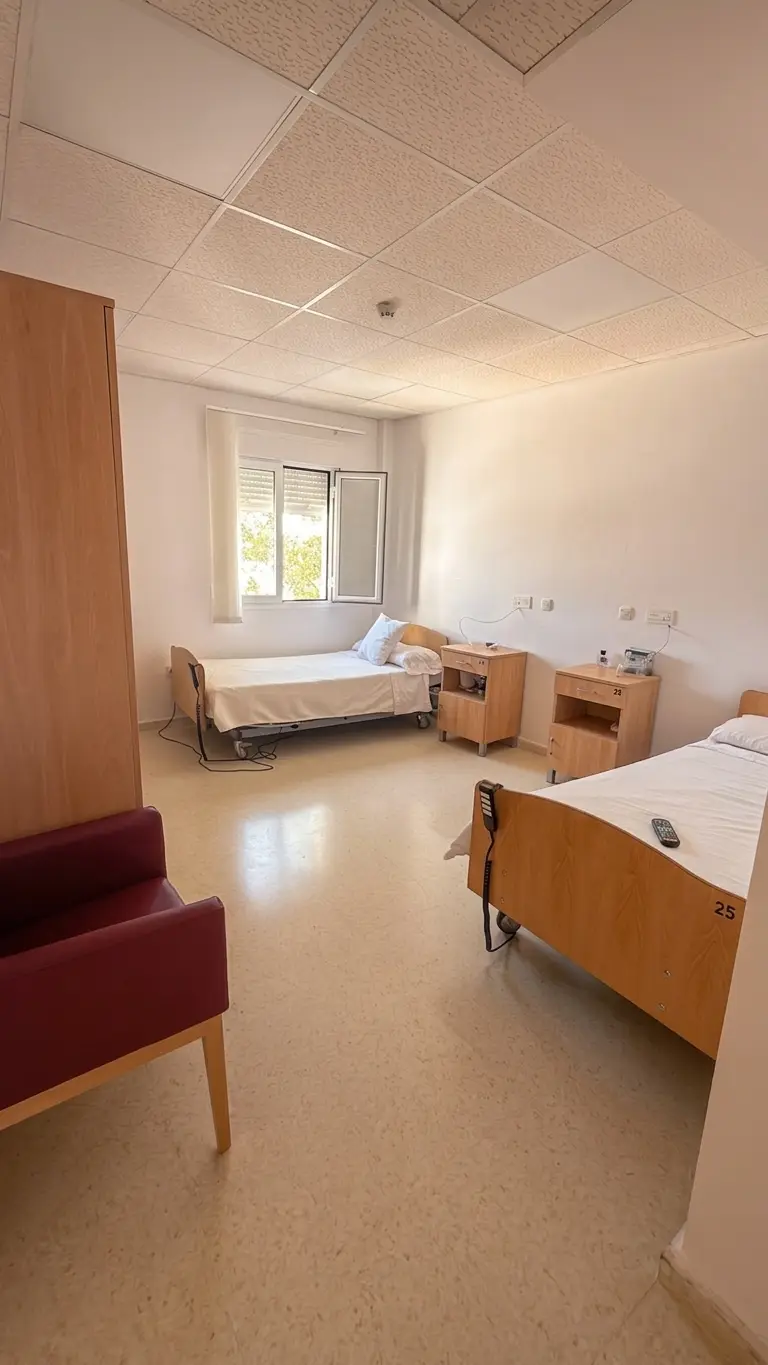 Bedroom of Villanueva del Fresno Care Home and Day Centre, in Villanueva del Fresno