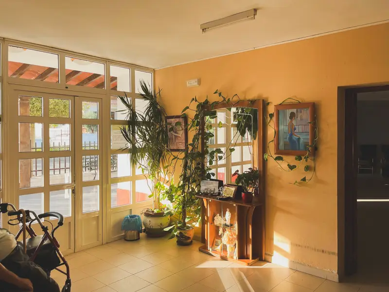 Facilities of Virgen de Guadalupe Care Home, in Membrío