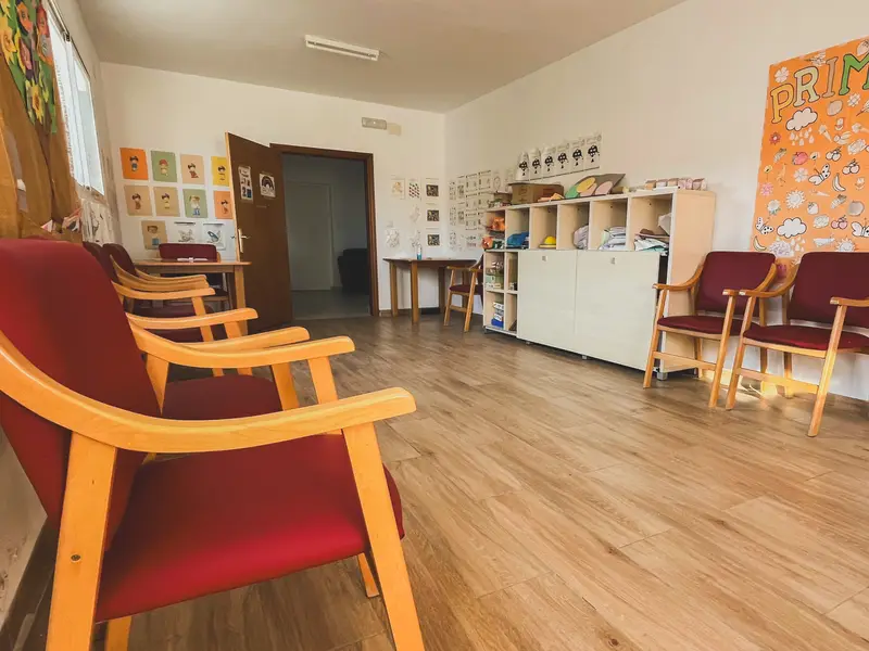 Occupational therapy room of Virgen de Guadalupe Care Home, in Membrío