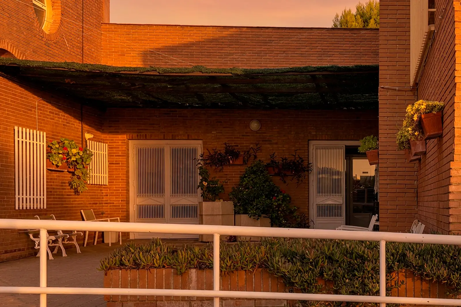 Façade of Virgen de la Blanca Care Home and Day Centre, in Torralba de Calatrava