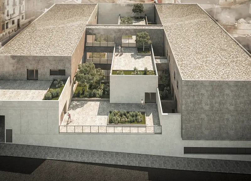 Construction of Care home Las Virtudes, in Santa Cruz de Mudela