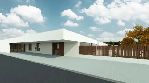 Construction of Care home in Munera, in Munera